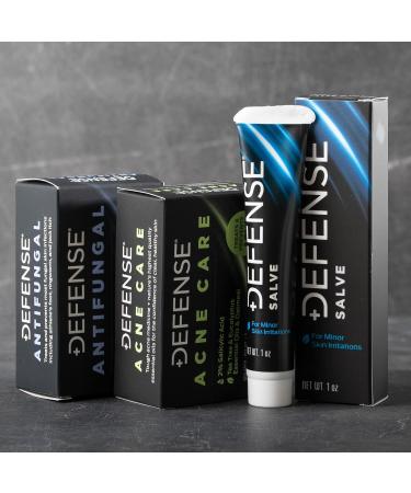 Defense Acne Care Bar Soap 4.2oz - 2% Salicylic Acid with Tea Tree, Eucalyptus Essential Oils & Oatmeal - Buy Online on GoSupps.com