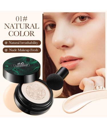 Air Cushion BB Cream Fond de Teint Couvrant CC Cr me Air Cushion CC Cream Mushroom Head Fondation Base De Maquillage De Teint De Peau Uniforme BB pour Contr le de L'huile Hydratante L ger - Buy Online on GoSupps.com