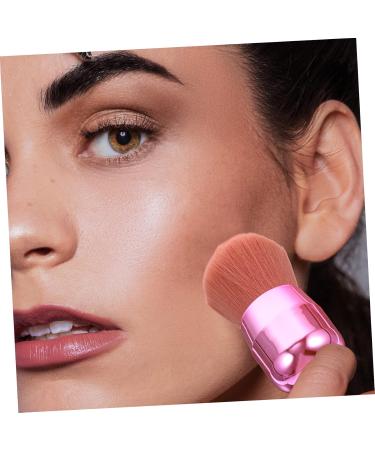 Mushroom Head Dust Brush - Travel-Friendly Eye Shadow & Foundation Brush for Loose Beauty Blush & Powder | Artificial Fiber Makeup Brush - Buy Online on GoSupps.com