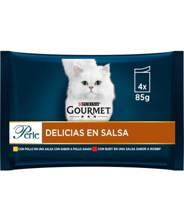 Purina Gourmet Perle D lice en Sauce 12 X 4 X 85 g