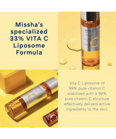 MISSHA Vita C Plus Facial Toner - 25% Vitamin C Liposome Formula 200ml | Shipping Worldwide - Buy Online on GoSupps.com