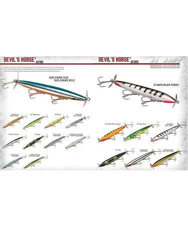 Smithwick Devil's Horse Propeller Topwater Fishing Lure 4.5 - Mimics Fleeing Shad - Chrome/Black/Orange - 3/8 oz - Buy Online on GoSupps.com