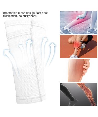 LANTRO JS Football Calf Sleeves with Shin Guard Support - Youth/M Size Soccer Leg Guard Socks for Enhanced Performance - Buy Online on GoSupps.com