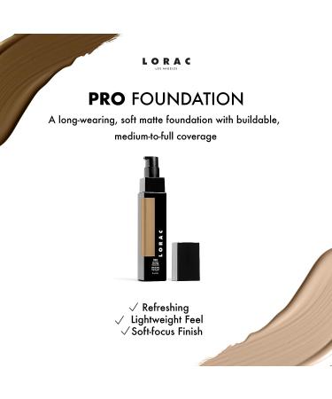 LORAC PRO Soft Focus Foundation Shade 3 - Longwear Formula - Buy Online on GoSupps.com