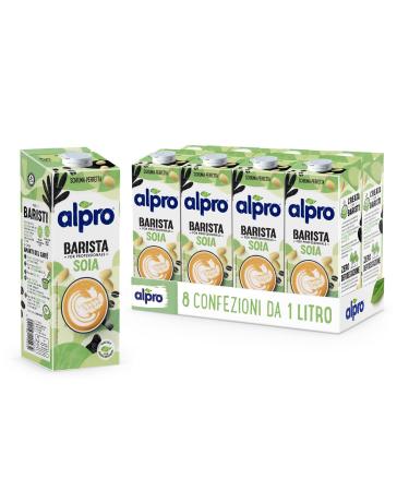 Alpro Barista Soya Drink Pack of 8 (8 x 1 l) Soya 1 l (Pack of 8)