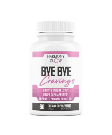 ByeBye Cravings Appetite Suppressant - Supports GLP-1 Pathway Function Weight Loss Pills for Women & Fat Burner + Appetite Suppressant | 3rd Party Tested Supplement - 60 Capsules to Lose Weight