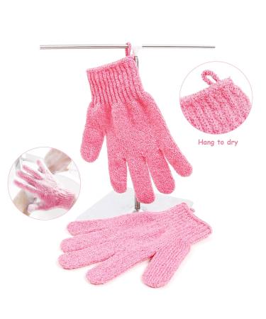 Pairs Exfoliating Shower Gloves | Body Scrub for Adults & Kids | 4 Colors - International Shipping Available - Buy Online on GoSupps.com