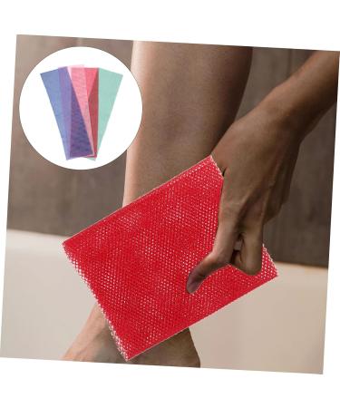 FRCOLOR 4pcs Korean Exfoliating Bath Towels & Back Scrubber - Long Stretch Washcloth & Loofah Sponge for Ultimate Skin Care - Buy Online on GoSupps.com