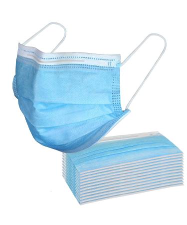 Symtex 50 pieces medical surgical mask type iir standard EN 14683 mouth protection masks op masks 3-layer mouth protection facial mask disposable mask mouth and nose protection - Buy Online on GoSupps.com