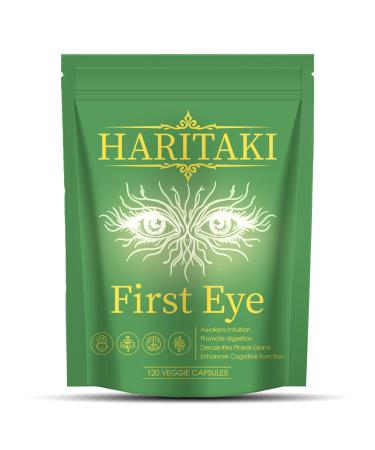 Haritaki First Eye Capsules Terminalia Chebula Haritaki Supplement for Gut Wellness & Natural Antioxidants Supports Natural Energy and Daily Focus Vegan & Gluten-Free 120 Capsules
