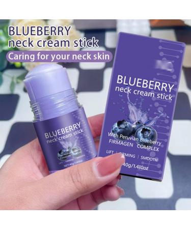 New Cover Blueberry Neck Cream Stick 2 Packs Antioxidant-Rich Firming Balm for Neck Lines & Wrinkles Hydrating Portable Skincare Lightweight Non-Greasy Formula for Daily Use - Buy Online on GoSupps.com