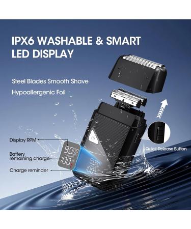 Professional Hair Clippers for Men - 7500 RPM Waterproof Beard Trimmer & 3-in-1 Hair Cutting Kit | Cordless Barber Clipper Set with LED Display - Perfect Men's Gift - Buy Online on GoSupps.com