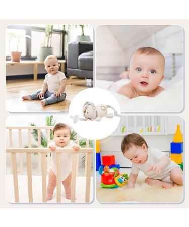 Beedozo Pacifier Holder Soft Toy | Lion Pacifier Clip - Safe Convenient & Stylish for Babies - Perfect for 0+ Months & Children's Parties - Buy Online on GoSupps.com