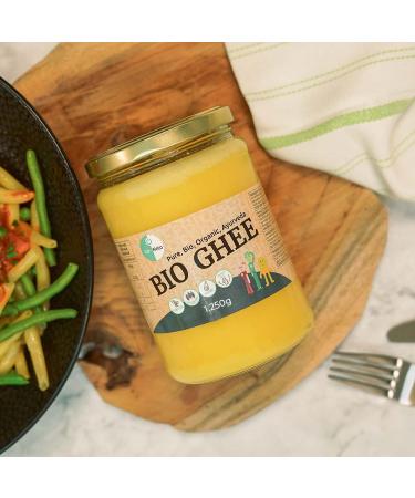 Go-Keto Bio Ghee 1250g - Organic Clarified Butter for Keto Baking & Roasting | Lactose-Free Gluten-Free Non-GMO - Buy Online on GoSupps.com