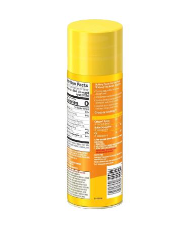 Crisco Butter Flavor No-Stick Cooking Spray 6 oz - Pack of 12 - Buy Online on GoSupps.com