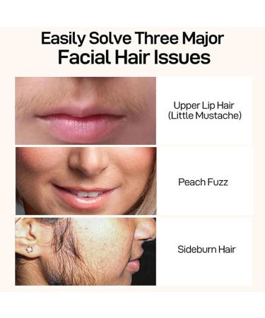 Facial Hair Removal Cream Soft Lip Depilator Balm Moisturizing Painless Epilator for Sensitive Skin Face Upper Lip Chin Neck - Buy Online on GoSupps.com