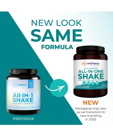 Reignite Wellness Vanilla Paleo Shake - Bone Broth Protein Powder with 20g Protein, Amino Acids, Vitamins, and Collagen Peptides - 15 Servings 1.16 lbs - Buy Online on GoSupps.com