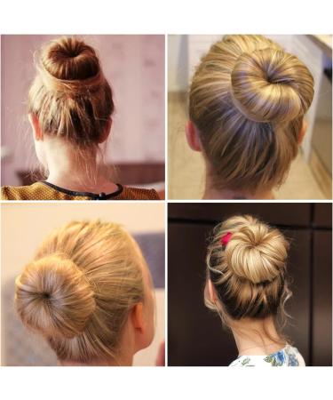 2 Pcs Dark Brown Magic Hair Bun Maker - Fast & Easy Donut Bun for Girls and Women - Buy Online on GoSupps.com