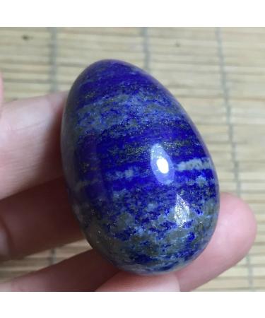 Natural Beautiful Lapis Lazuli Crystal Egg 40mm Suitable for Home Raw Stones and Minerals FUZEGRDLI - Buy Online on GoSupps.com