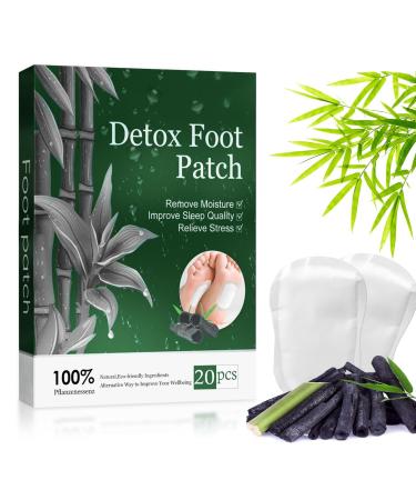 Detox Foot Patches 20PCS Detox Foot Pads to Remove Body Toxins Deep Cleansing Stress Relief & Better Sleep 20 PCS
