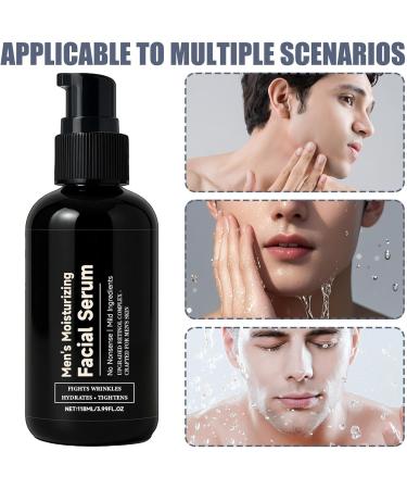 Moisturizing Cream for Men | 118ml Natural and Light Moisturizing Lotion - Natural Face Cream - Daily Day Night Makeup Travel Spa Sun After Sun - Buy Online on GoSupps.com