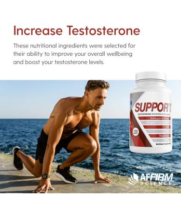 Support Natural Testosterone Booster for Men - Boost Energy & Performance | Affirm Science - Buy Online on GoSupps.com