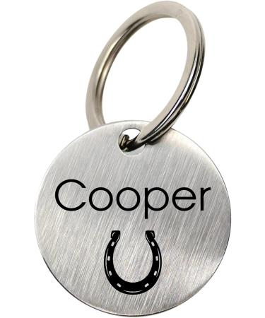 Dog Engraving Tags 23mm/30mm | Customizable Pet ID with Paw Heart Star & More | Perfect for Dogs Cats Puppies & Horses - Buy Online on GoSupps.com