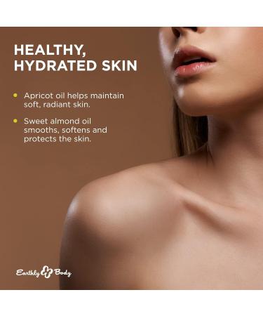 Earthly Body Edible Massage Oil - Hemp Seed Almond Grapeseed Apricot & Vitamin E Oil - Vegan & Cruelty Free Strawberry 8 Fl Oz (Pack of 1) - Buy Online on GoSupps.com