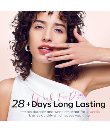 Modelones Gel Nail Polish 36 Colors All Seasons Holiday Gel Polish with Glossy & Matte Top Coat Base Coat Starter Kit Soak Off U V Gel Nail Kit Nail Art Starter Kit Beauty Gifts Set Box Pink - Buy Online on GoSupps.com