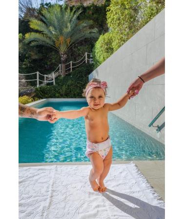 Buy Freds Swim Academy Reusable Swimming Diaper - Soft Adjustable Swim Nappy for Babies (Pink Size 2) - International Shipping Available - Buy Online on GoSupps.com