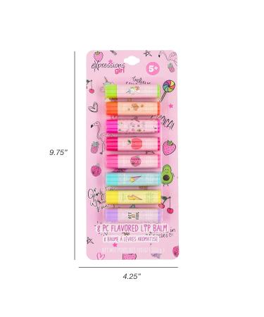 8pc Flavored Lip Balm Set Retractable Simply Sweet Lip Balms Fun Fruity Flavors Hydrating Lip Care for Kids - Buy Online on GoSupps.com