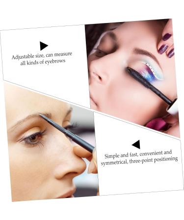 Housoutil 1 Pc Eyebrow Ruler Girl Eyebrow Measuring Tool Positioning Ruler Travel Balance Ruler Portable - Buy Online on GoSupps.com