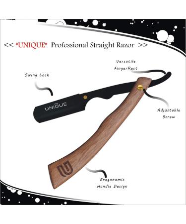 Professional Straight Cut Edge Barber Razor | Folding Shaving Razor for Precise Grooming - Buy Online on GoSupps.com