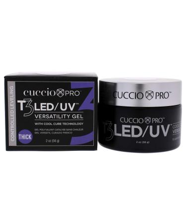 Cuccio T3 LED/UV Controlled Thick Viscosity Gel Levelling Gel White 56 g