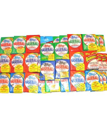 100 Vintage Topps Baseball Cards Sealed Wax Packs - Rare Old Collection - Buy Online on GoSupps.com