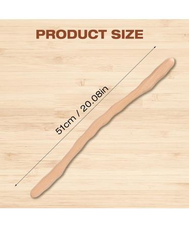 Premium Wooden Guasha Stick - Handheld Massage Tool for Muscle Relaxation & Body Wellness - Buy Online on GoSupps.com