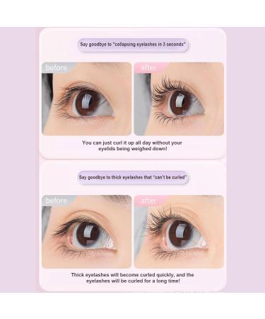 Heated Eyelash Curler Rechargeable Eyelash Curler Heat for Eye Lashes Long-Lasting Eyelash Styling Device for Outgoing Working Performance Without Fan - Buy Online on GoSupps.com