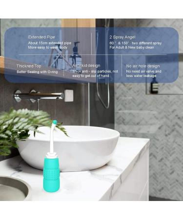 TsoLay 4X Upgraded 350ml Portable Handheld Bidet Sprayer - Personal Hygiene Spray for Travel & Home Use - Buy Online on GoSupps.com