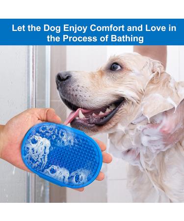 2 Pack Premium Dog Grooming Brush with Adjustable Handle - Ideal for Bathing, Massaging, and Hair Removal on Wet or Dry Hair - Suitable for Long and Short Haired Dogs and Cats - Buy Online on GoSupps.com
