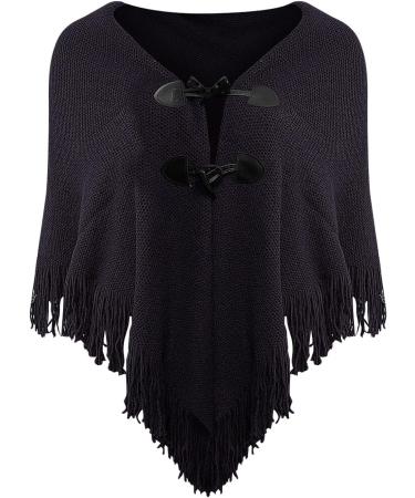 Ladies Autumn Triangle Scarf - Floral Design Versatile All-Season Black Cover Scarf for Women - Buy Online on GoSupps.com