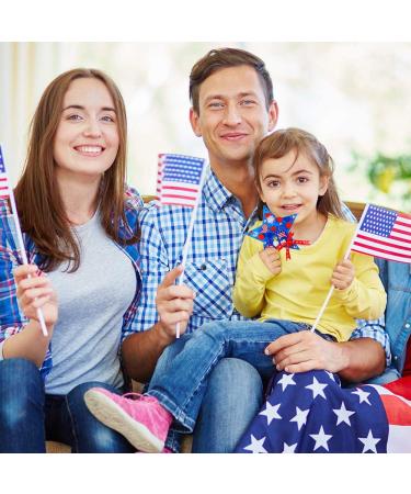Winlyn 18 Sets 4th of July Patriotic Kids Crafts Kit - DIY Star Ornaments & Decorations with Foam Shapes and Stickers - Buy Online on GoSupps.com