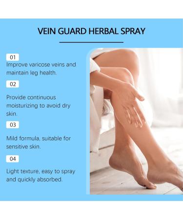  Davivian Varicose Vein Reducing Spray Varicose Vein Spray for Legs 30ml Soothing Solution for Calf Swelling for Women and Men's Legs - Buy Online on GoSupps.com