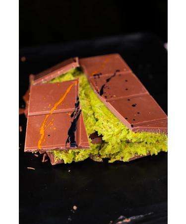 Dubai Chocolate Bar Pistachio Knife Dubai Kunefe Chocolate with lots of Kadayif Viral Dubai Pistachio Chocolate Bar (800 GR - 1.76 lb 4 Chocolate Bar) - Buy Online on GoSupps.com