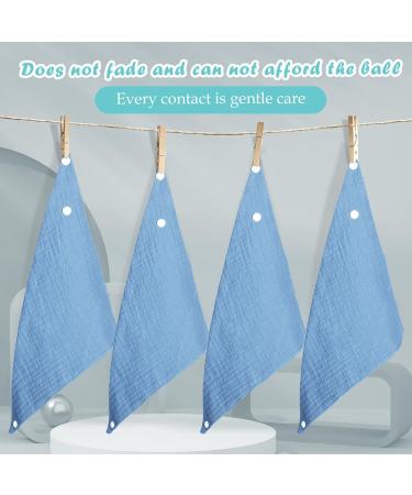 WD&CD 4-Piece Triangle Baby Dribble Bibs | Adjustable Buttons | Soft & Absorbent for Boys & Girls - Buy Online on GoSupps.com