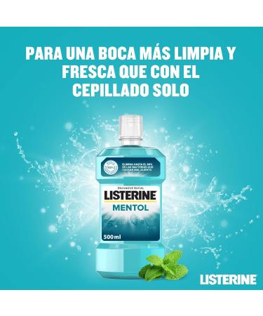 LISTERINE Mouthwash 500 ml - Powerful Freshness & Antiseptic Action | 1 Pack for International Shipping - Buy Online on GoSupps.com