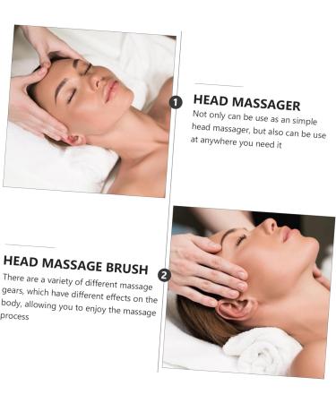  Beavorty 3-in-1 Scalp & Shoulder Massager - Portable Electric Head Massage Brush for Ultimate Relaxation | Back & Head Scratcher Tool in Pink  - Buy Online on GoSupps.com