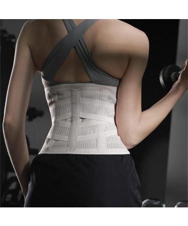 Back Brace Lumbar Support Waist Trainer Belt Posture Correction Lower Back Support Breathable Lumbar Back Brace Waist Belt(Black X-Large) X-Large Black - Buy Online on GoSupps.com