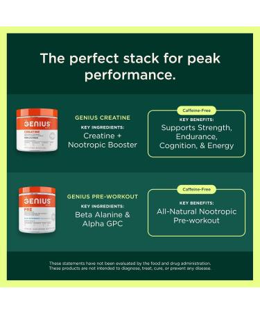 Genius Protein Powder, Vanilla - Dual Protein Blend with Improved Whey Isolate & Natural Egg White for Lean Muscle Building for Men & Women - Grass-Fed Pre & Post Workout Meal Replacement Shake Vanilla 1.39 Pound (Pack of 1) - Buy Online on GoSupps.com