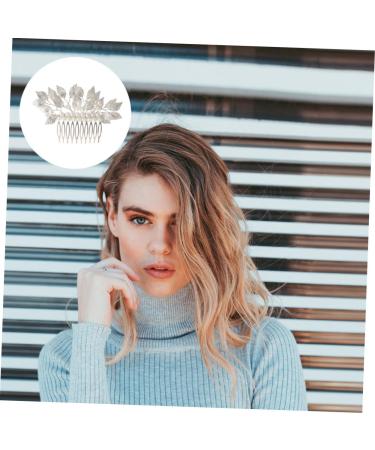 Didiseaon Hair Accessories Wide Teeth Combs Bridal Hair Comb Floral Hair Comb Girls Hair Clips Simple Side Comb Wire Hair Combs Hairdressing Side Comb Delicate Bride Zinc Alloy - Buy Online on GoSupps.com