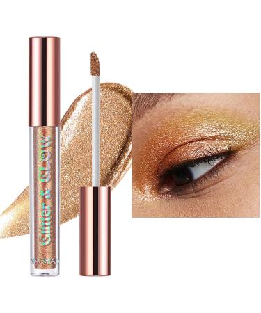 Liquid Metallic Eyeshadow - Chameleon Gloss Eyeshadow - Metallic Shimmer Eye Shadow Waterproof Long Lasting Quick-Drying Sparkling Eye Shadow Makeup Tosier 02# - Buy Online on GoSupps.com